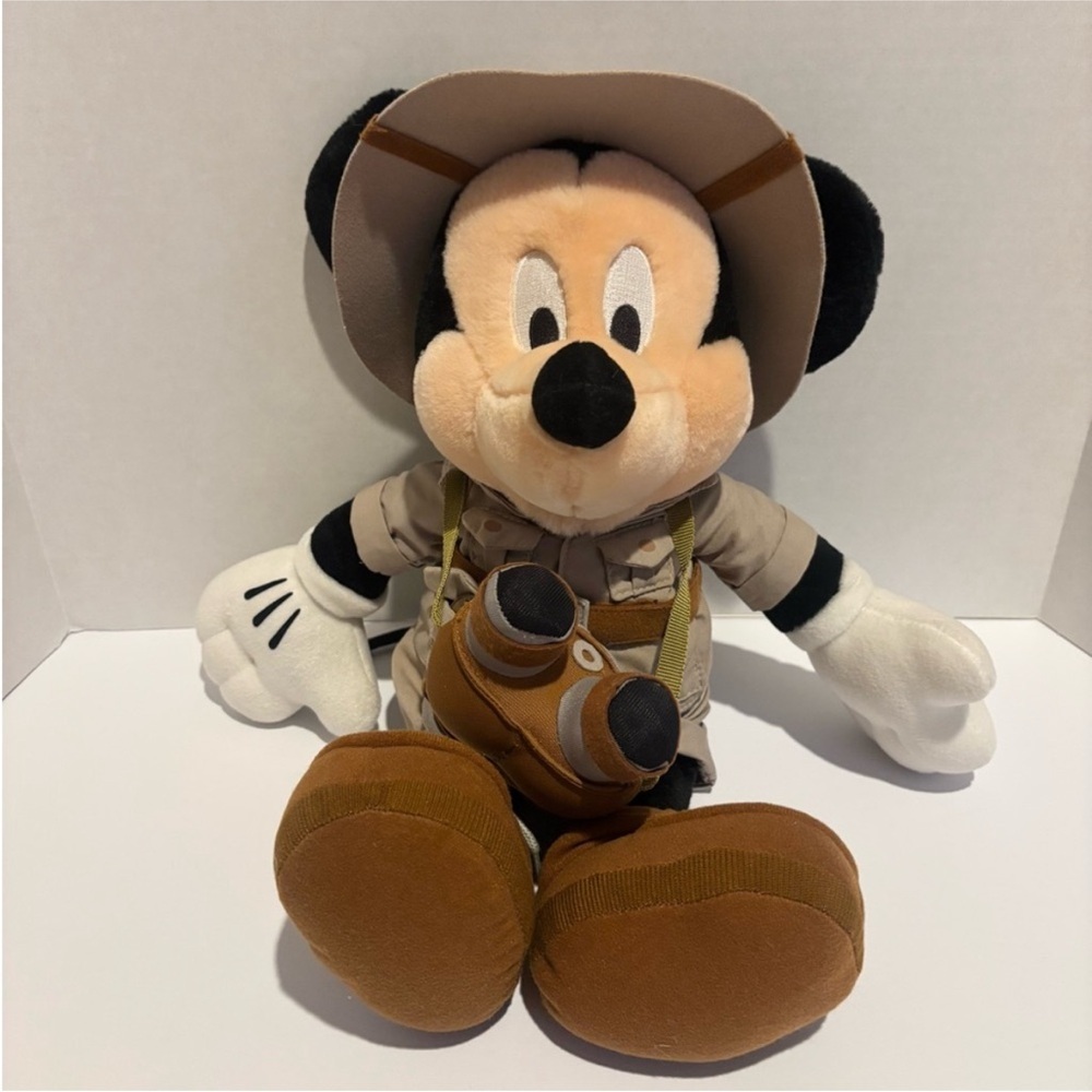 Disney Safari Mickey Mouse Plush Vintage Collector Exclusive Explorer 1990s